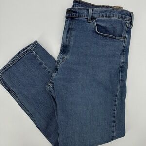 Levi's 505 Jeans Mens 44x32 Regular Fit Straight Leg Zip Fly Medium Wash‎ Denim